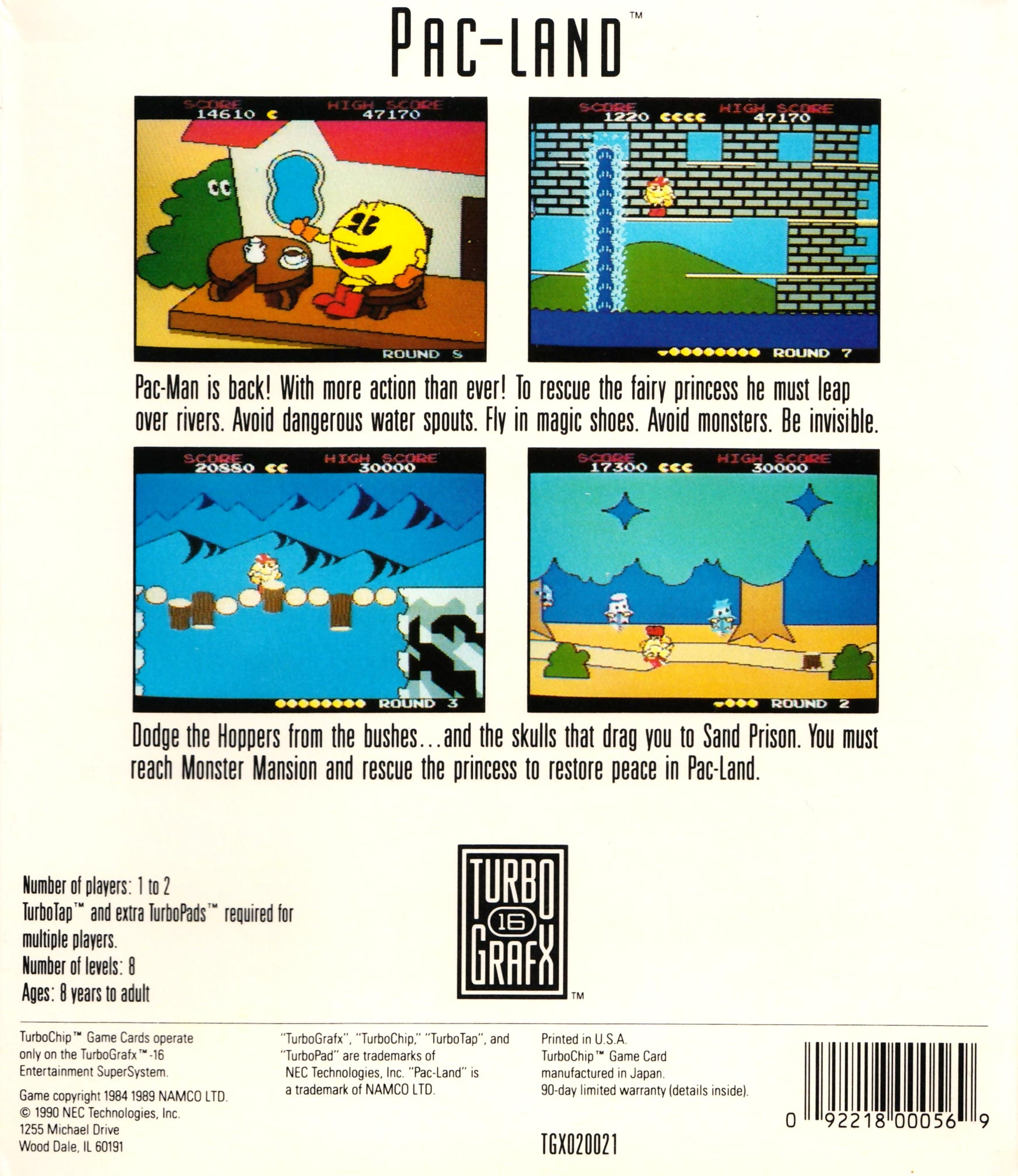 Pac-Land (TurboGrafx-16) (gamerip) (1989) MP3 - Download Pac